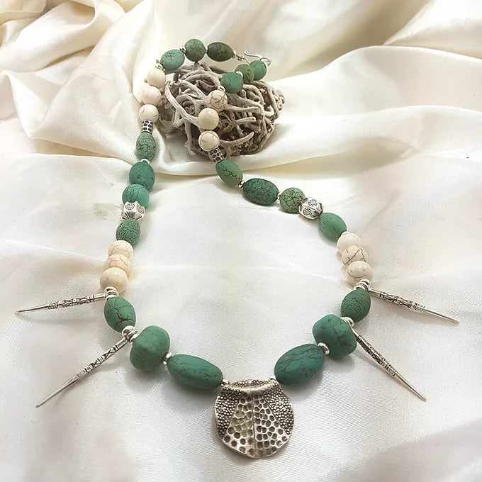 Turquoise Sterling silver necklace