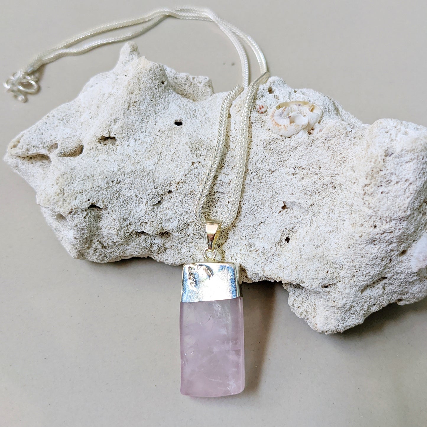 Rose Quartz Pendant