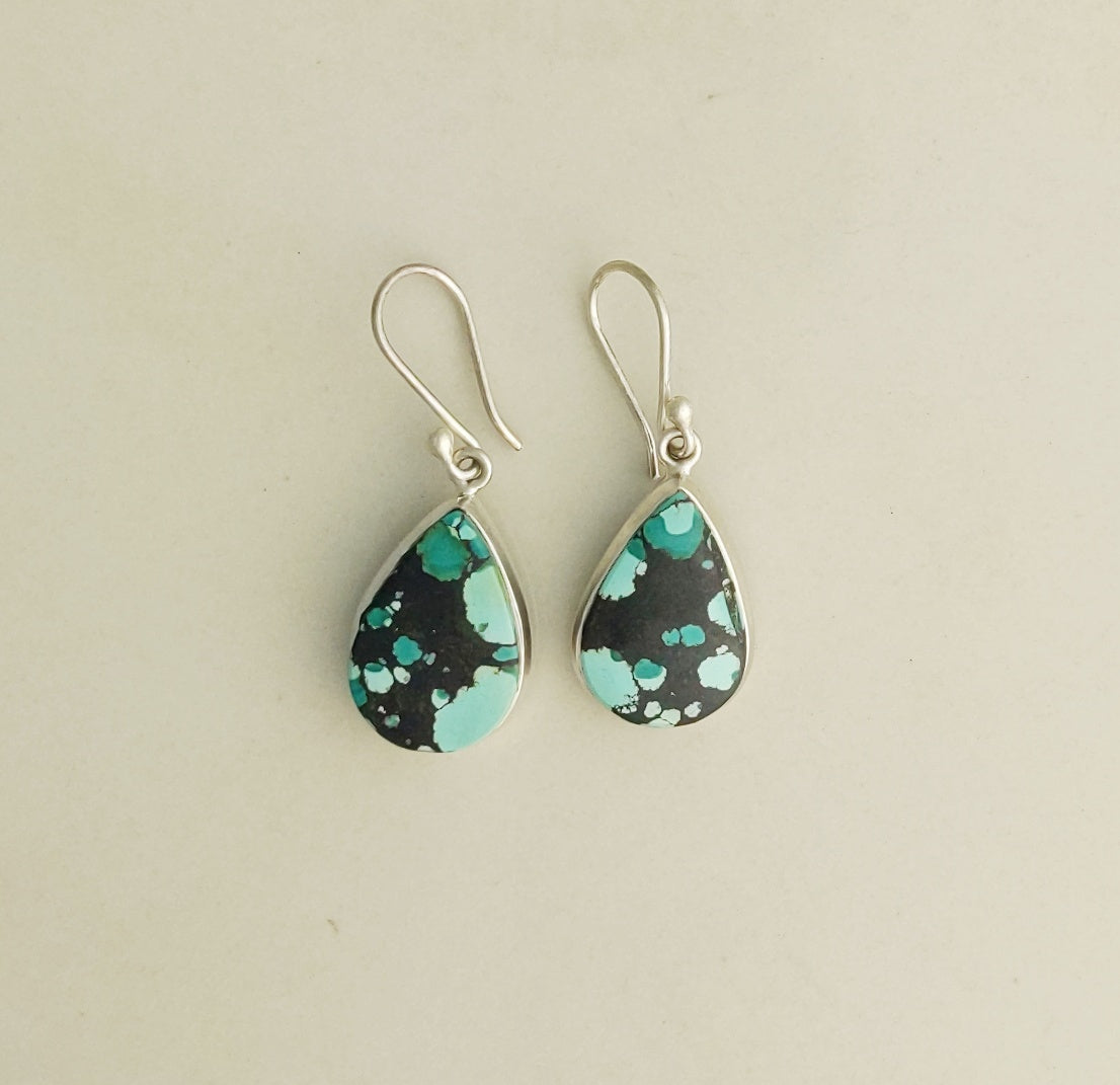 Tibetan Turquoise Earrings