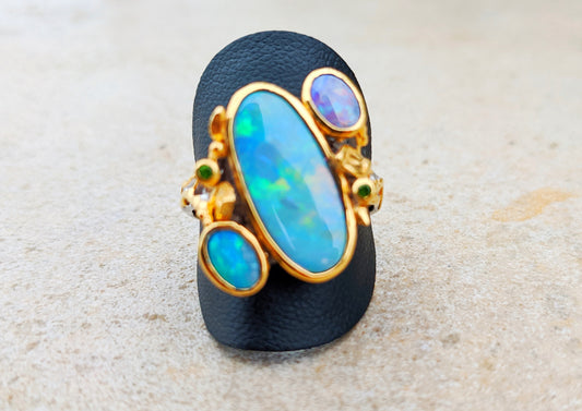 Bespoke Australian Opal Ring