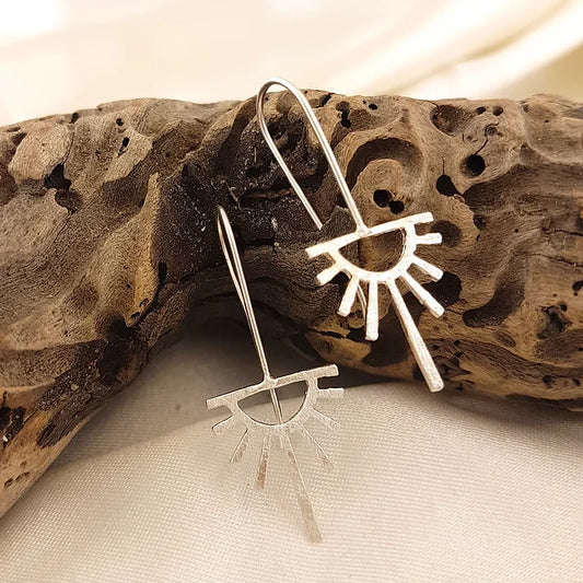 Sterling silver Nazca earrings