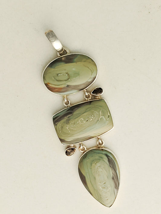 Stunning Picture Jasper Pendant